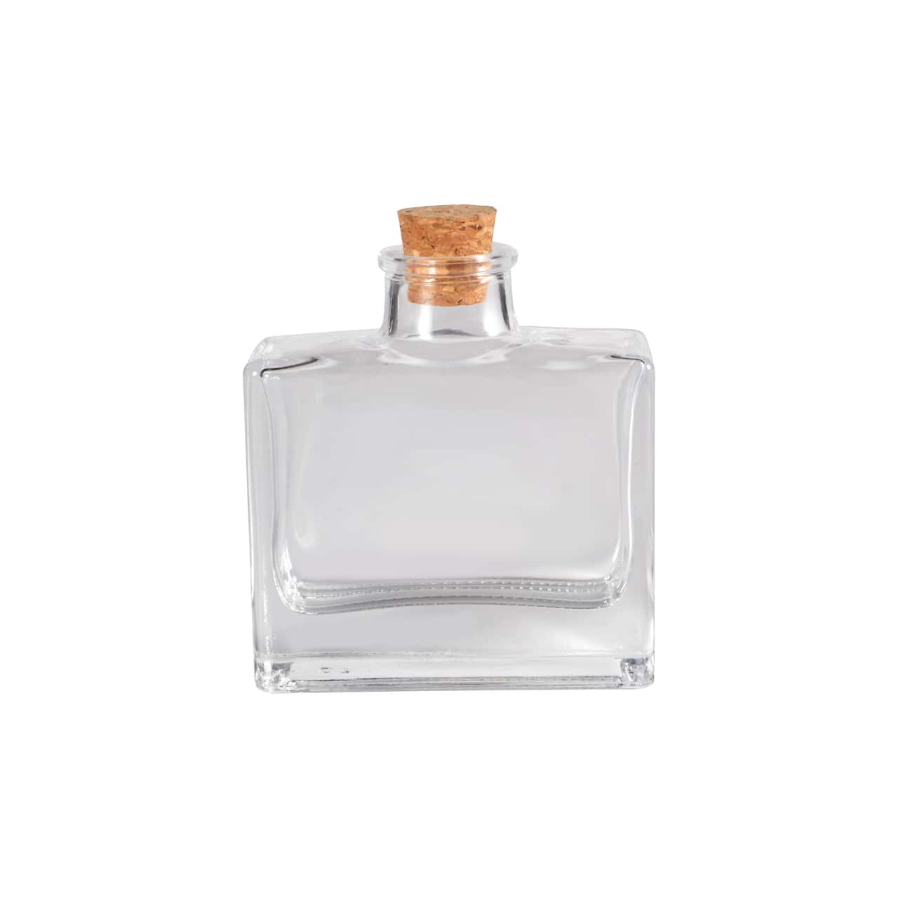 3.7oz. Glass Rectangle Bottle with Cork by Ashland®